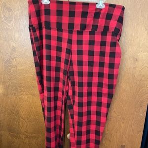 Suavé Leggings Plus Size Buffalo Print Leggings Size XXL